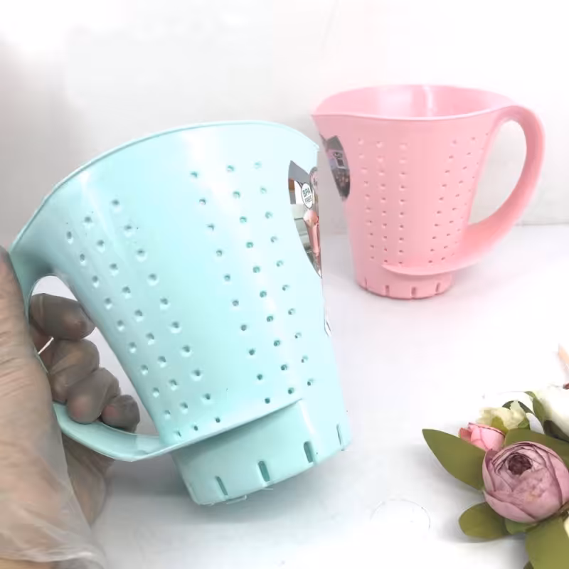پارچ آبکش دسته دار(مناسب آبکشی حبوبات و میوه و خوراکی ها نیاز به شست و شو)