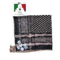 چفیه عربی ساخت هند اعلا خاکی روشن چفیه هندی درجه یک چفیه عربی خاکی روشن چفیه کوهنوردی چفیه استتار شال عربی نخی خنک