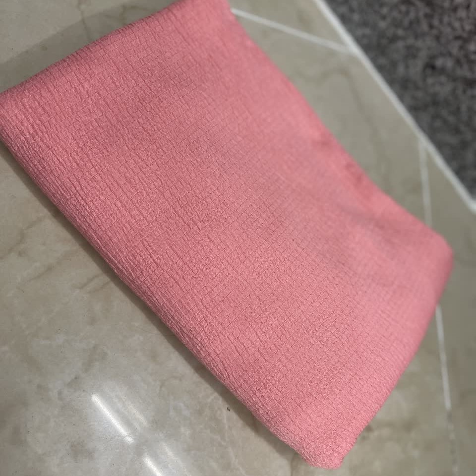 شال پفکی صورتی ناز