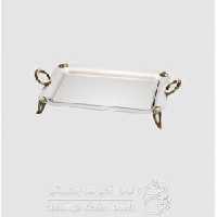 سینی کوچک قایقی نقره ای یونیک مدل UN-3860-N