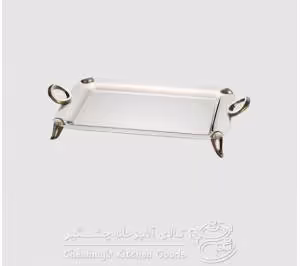 سینی کوچک قایقی نقره ای یونیک مدل UN-3860-N
