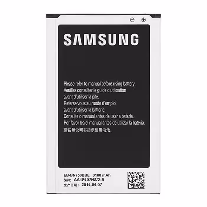 مدل Galaxy Note 3 Neo با ظرفیت 3100mAh