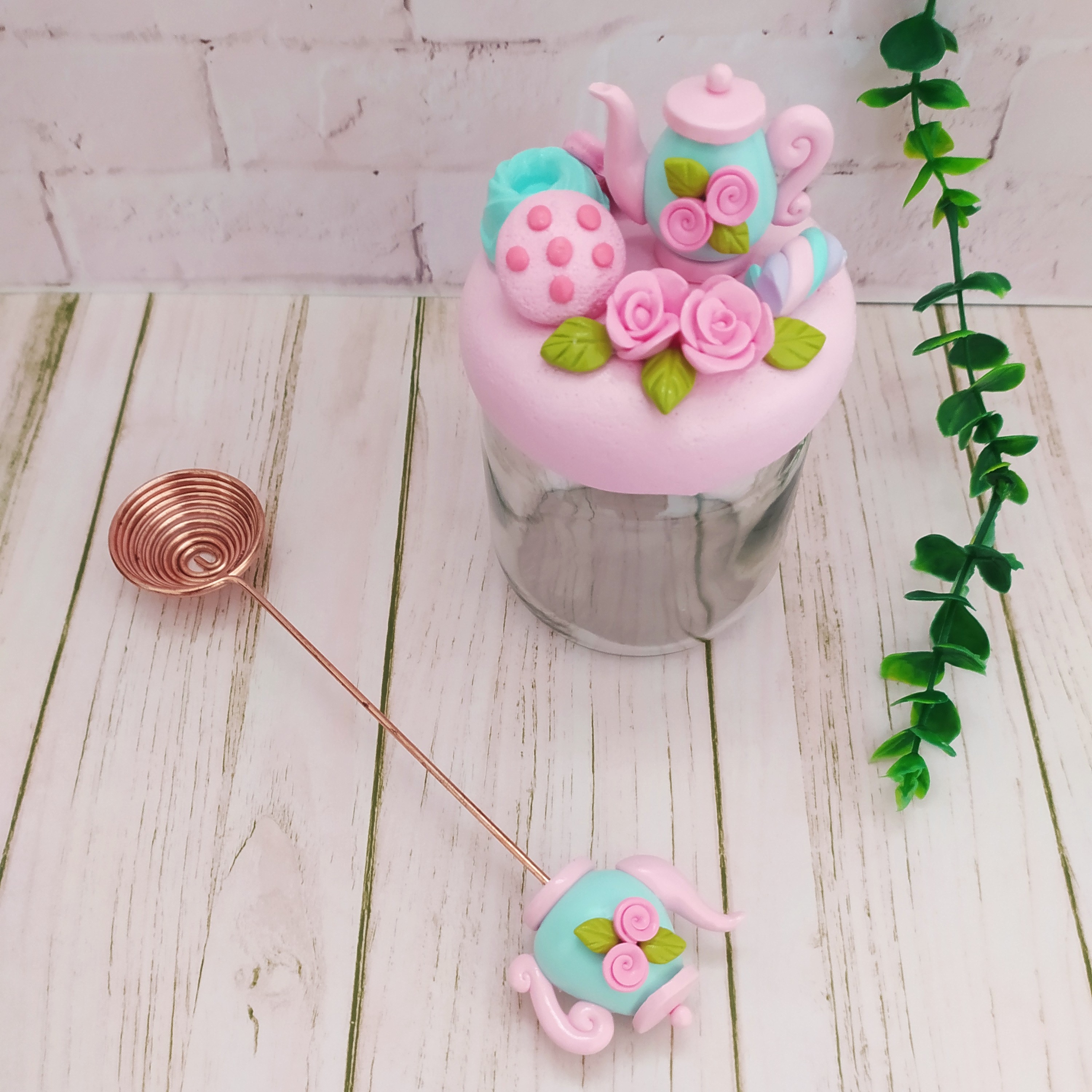 بانکه  شیشه ای ظرف اسپند همراه اسپند دود کن طرح قوری