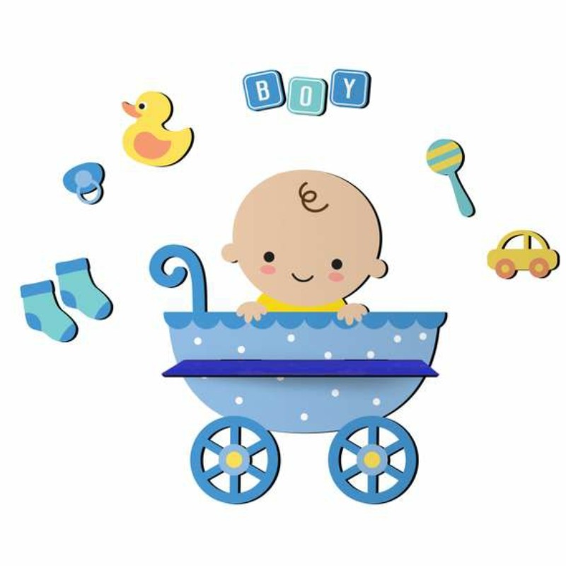 شلف اتاق کودک طرح پسرونه