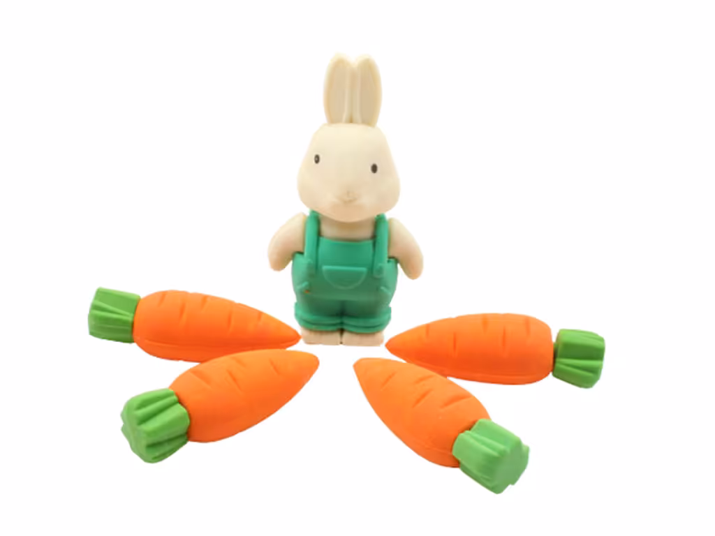 پاک کن خرگوش و هویج (5 عددی)