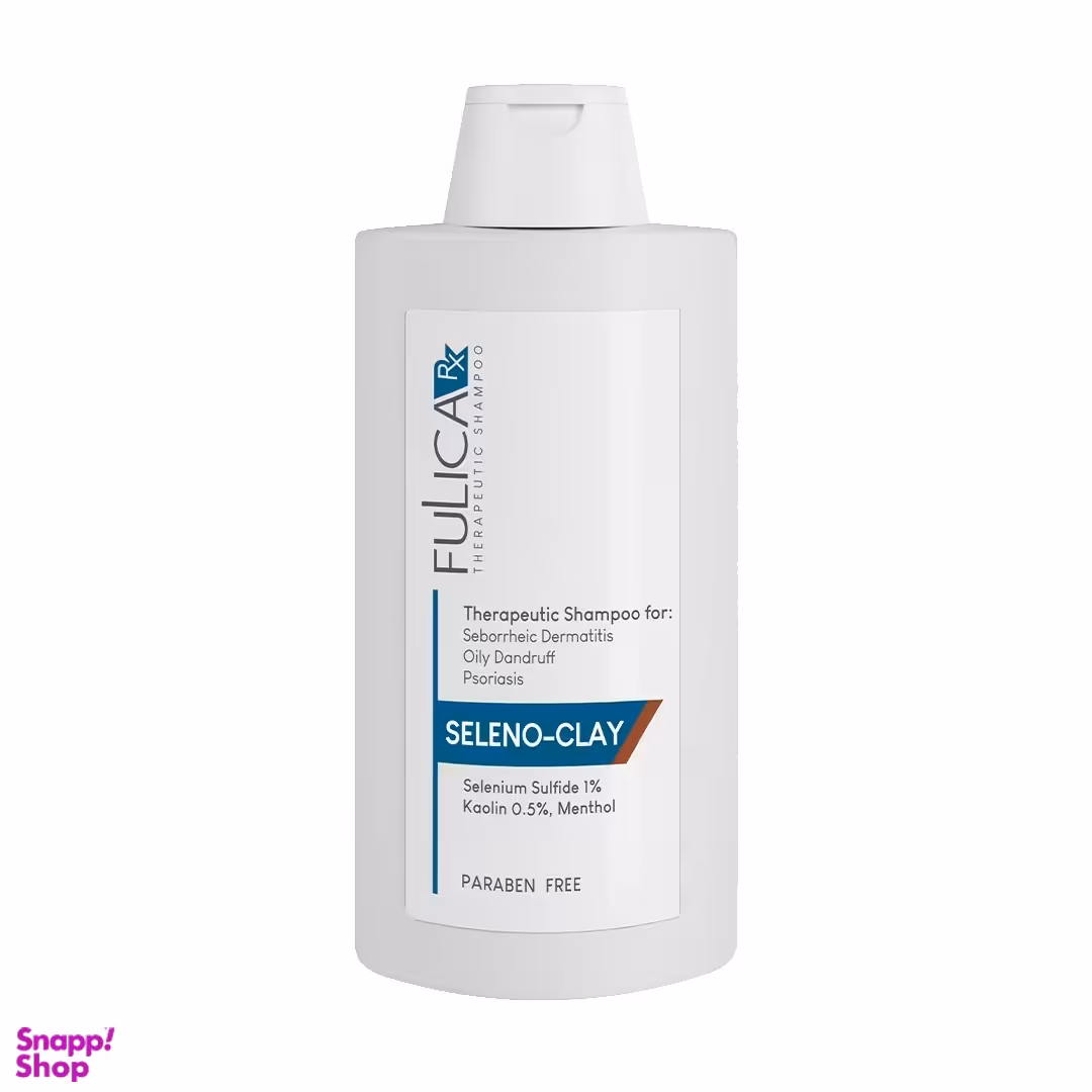 شامپو مو سلنیوم سولفید و خاک رس فولیکا مدل Seleno-Clay حجم 200 میلی لیتر