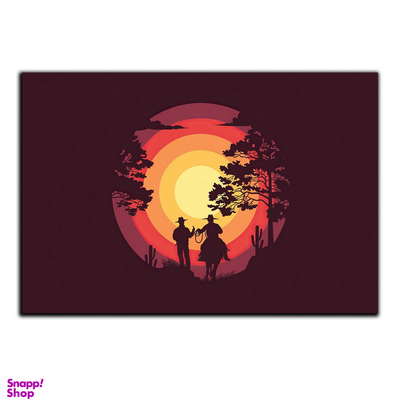 تابلو شاسی بکلیت طرح عاشقانه غروب آفتاب مدل SH-S5680