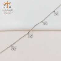 پابند نقره مدل با آویز زنبور عسل عیار 925 کد 24009