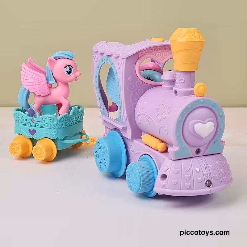 قطار پونی رنگ بنفش مدل P/88500/BN