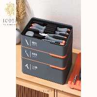 جعبه ابزار کامل همه کاره مدل چهار طبقه DELI مدل H1001-ADEF