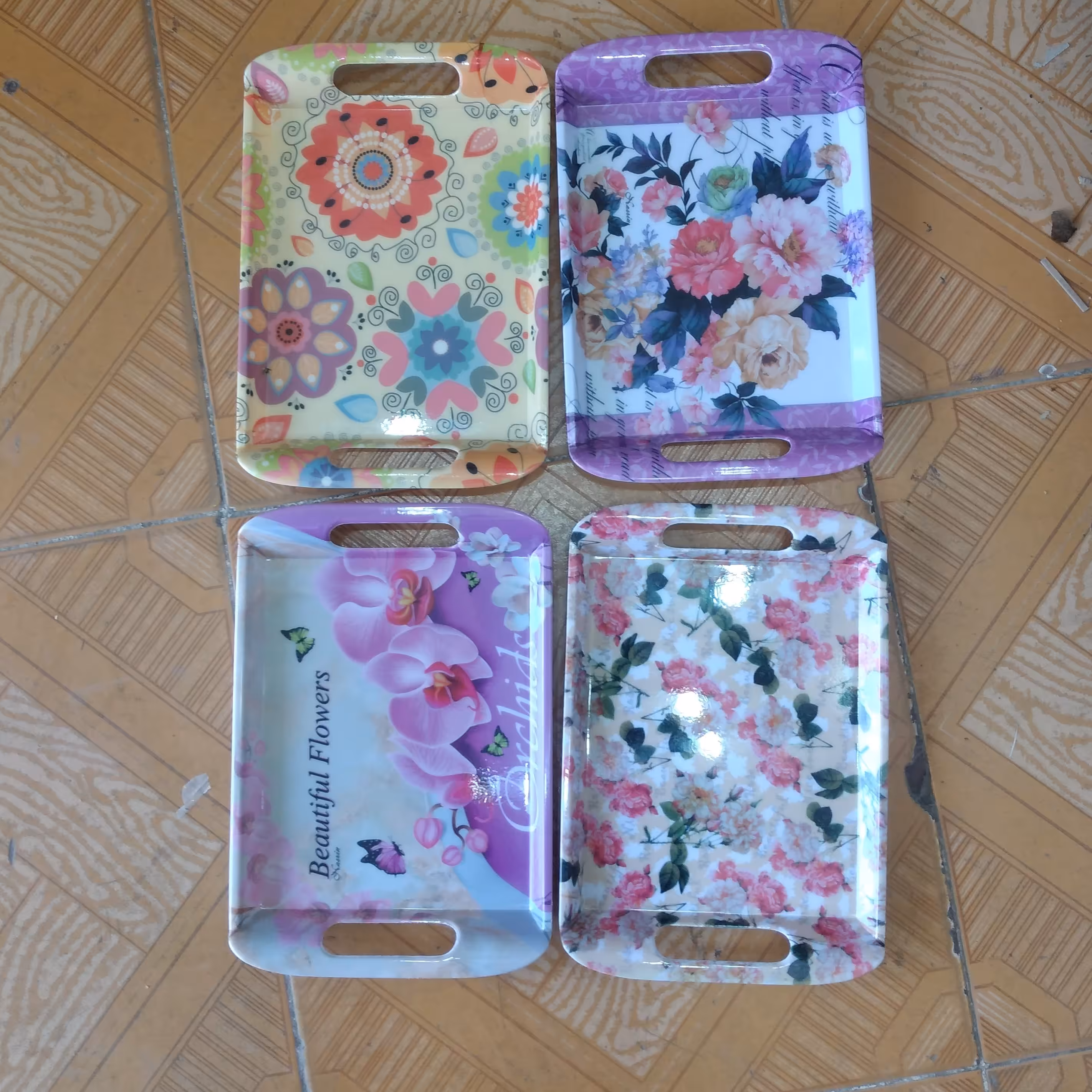 سینی چای خوری ملامین کوچک