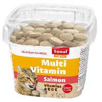 تشویقی گربه سانال مدل Multi Vitamin Salmon وزن 100 گرم