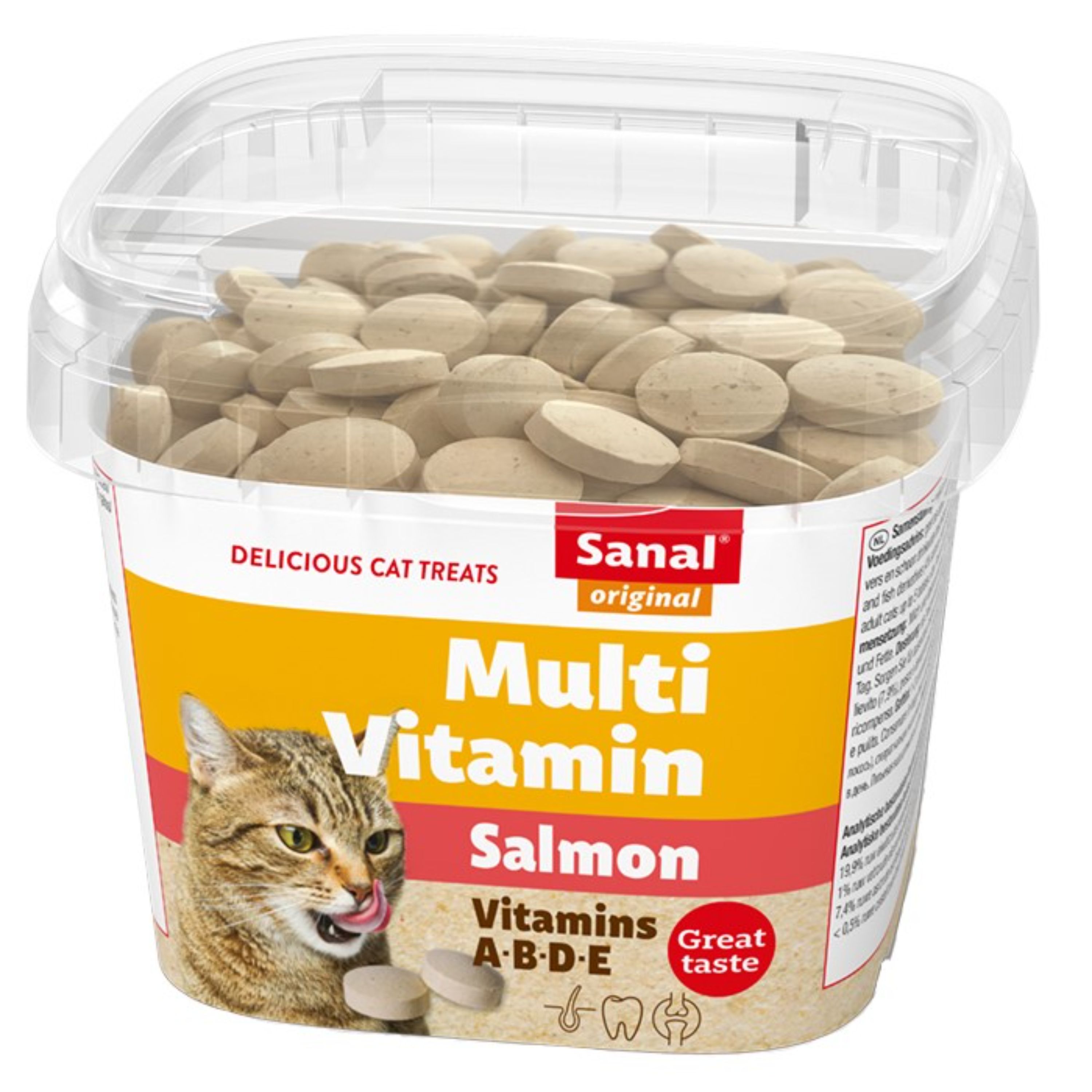 تشویقی گربه سانال مدل Multi Vitamin Salmon وزن 100 گرم