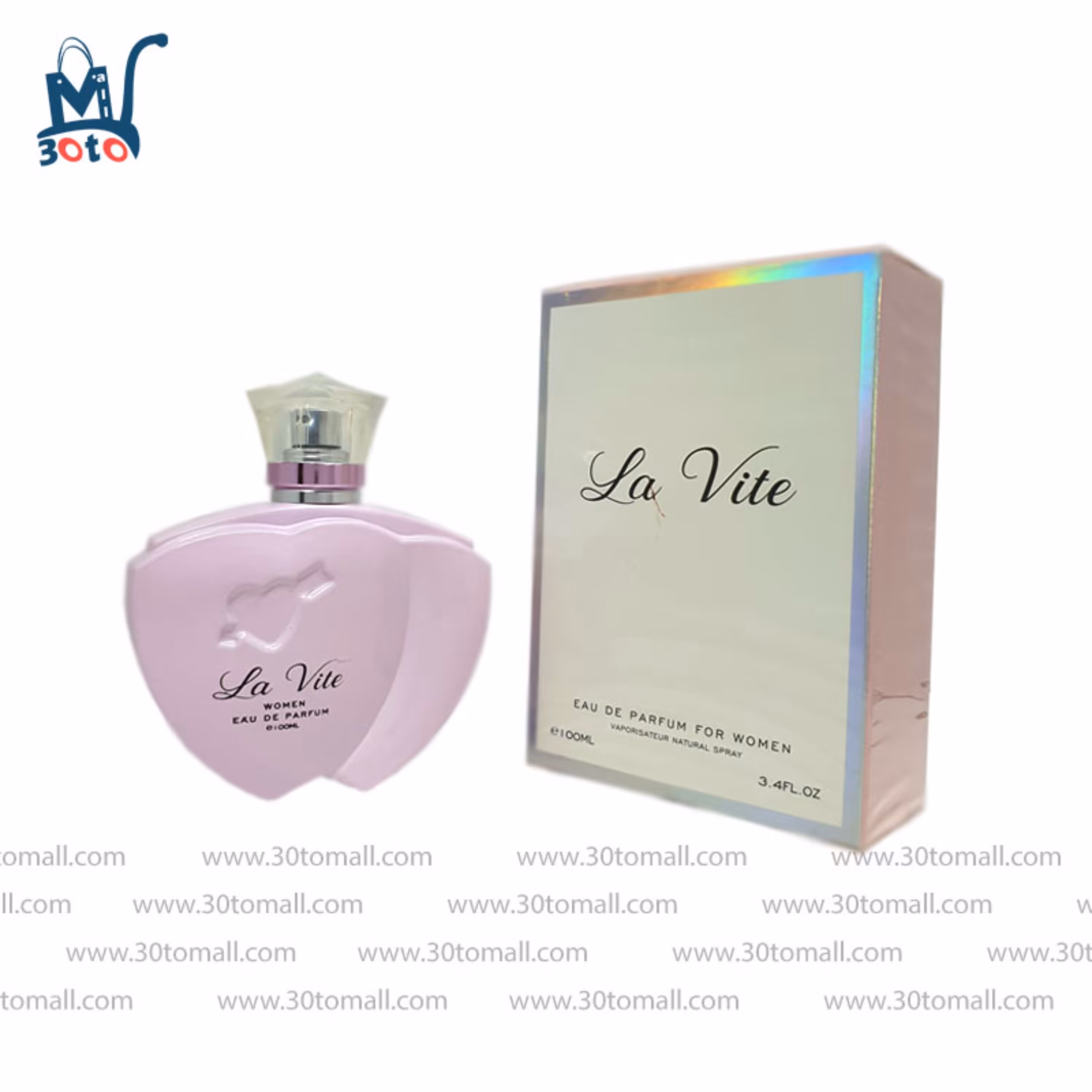 ادوپرفیوم زنانه aromasq مدل la vite حجم 100 میل