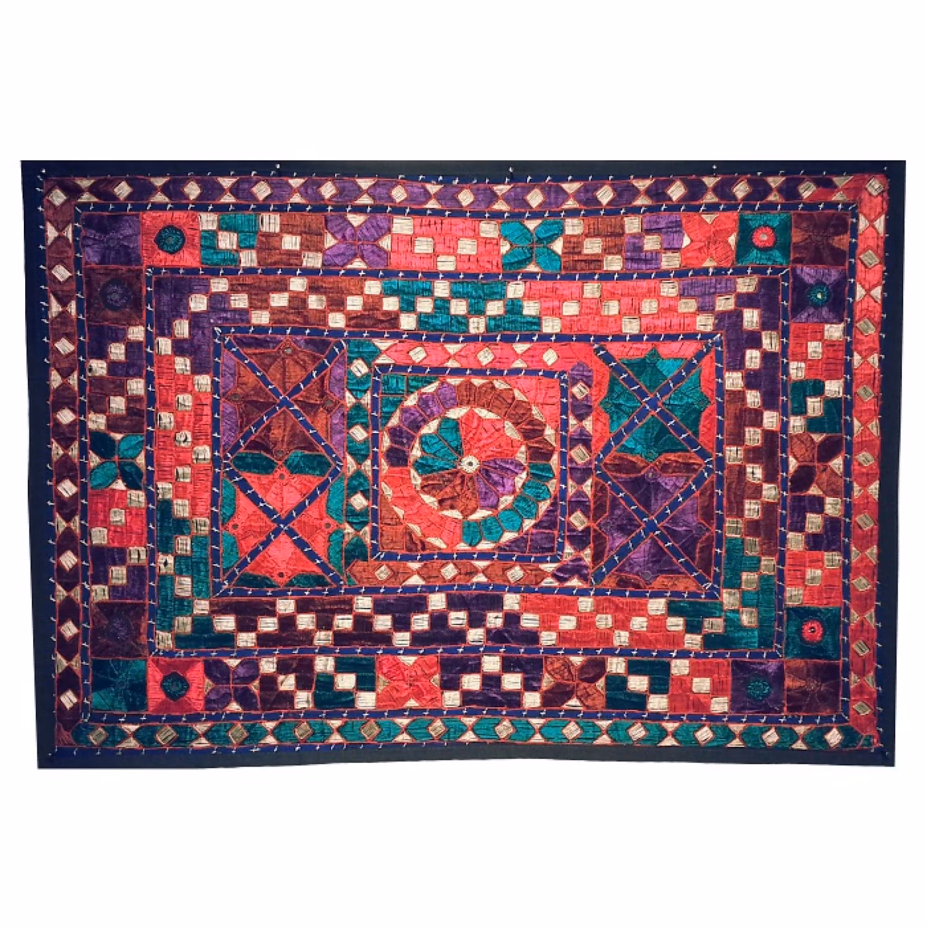 رومیزی مستطیل سوزن دوزی کد SOOZMOS8