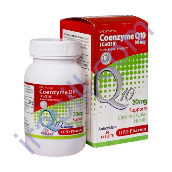 قرص کوآنزیم کیوتن 30 میلی گرم او پی دی فارما 30 عدد