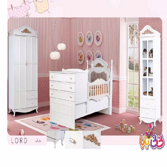 سرویس خواب دو منظوره نوزاد-نوجوان مدل لرد