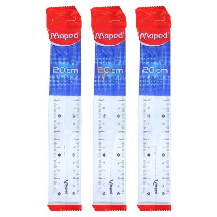 قیمت و خرید خط کش 20 سانت گریپ دار مپد MAPED