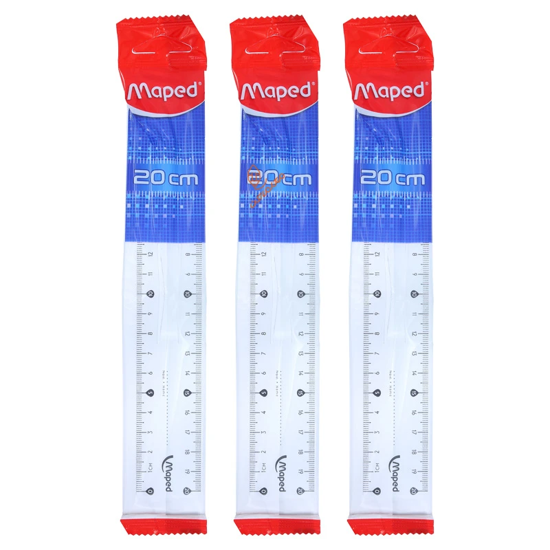 قیمت و خرید خط کش 20 سانت گریپ دار مپد MAPED