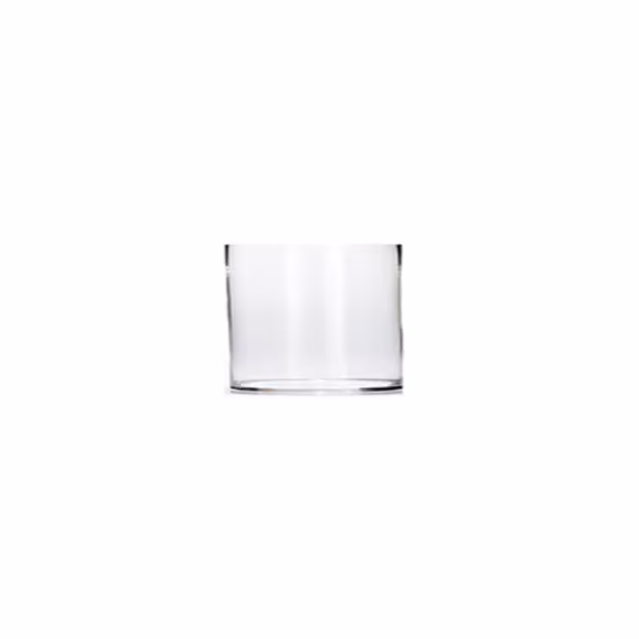 گلدان شیشه ای دهانه 12 - ارتفاع 10 سانتیمتر (پس کرایه)