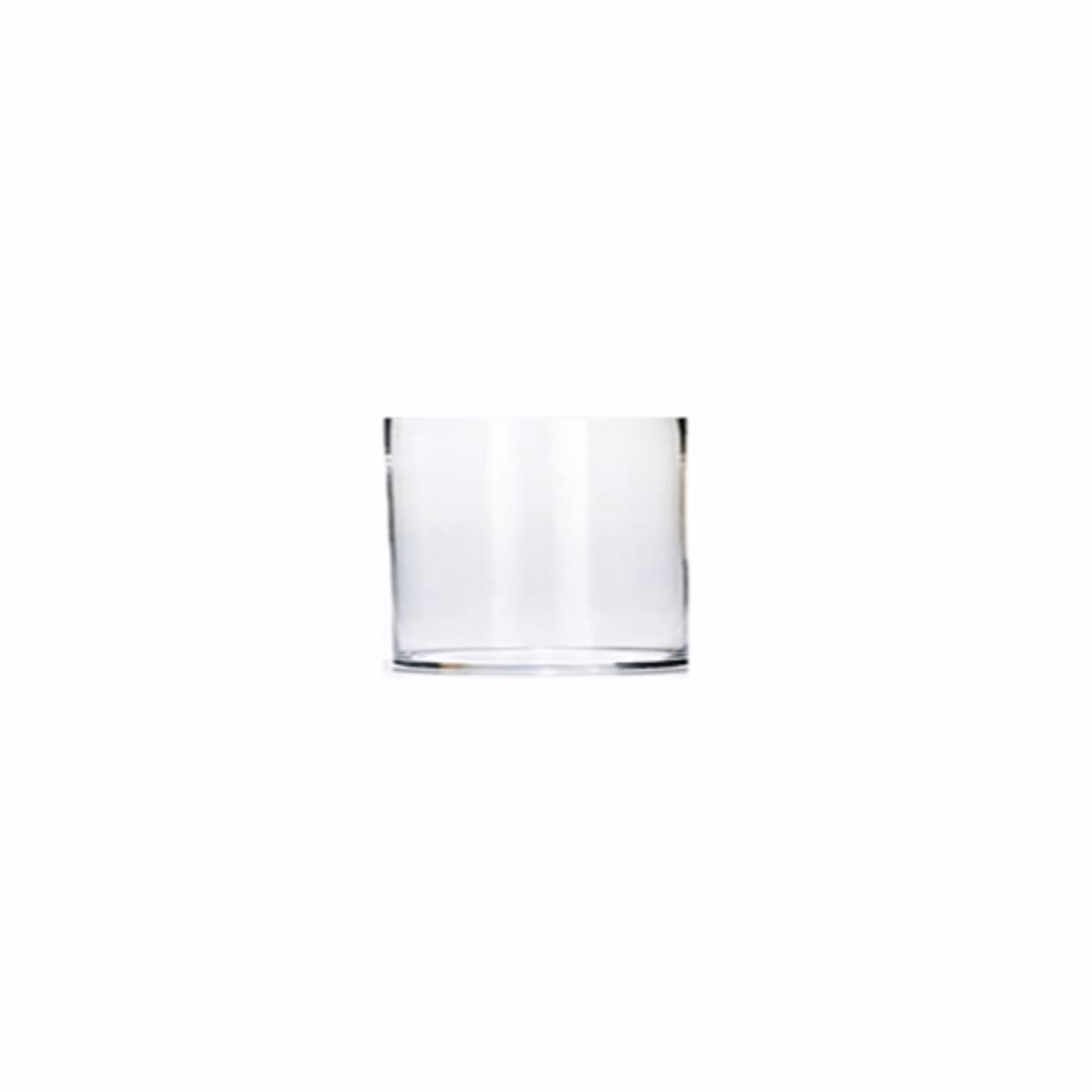 گلدان شیشه ای دهانه 12 - ارتفاع 10 سانتیمتر (پس کرایه)