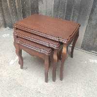 میز عسلی سه تیکه مدل الماس فروش به صورت نقد و اقساط چوب راش گرجستان ضمانت 36 ماهه بسیار شیک و زیبا 