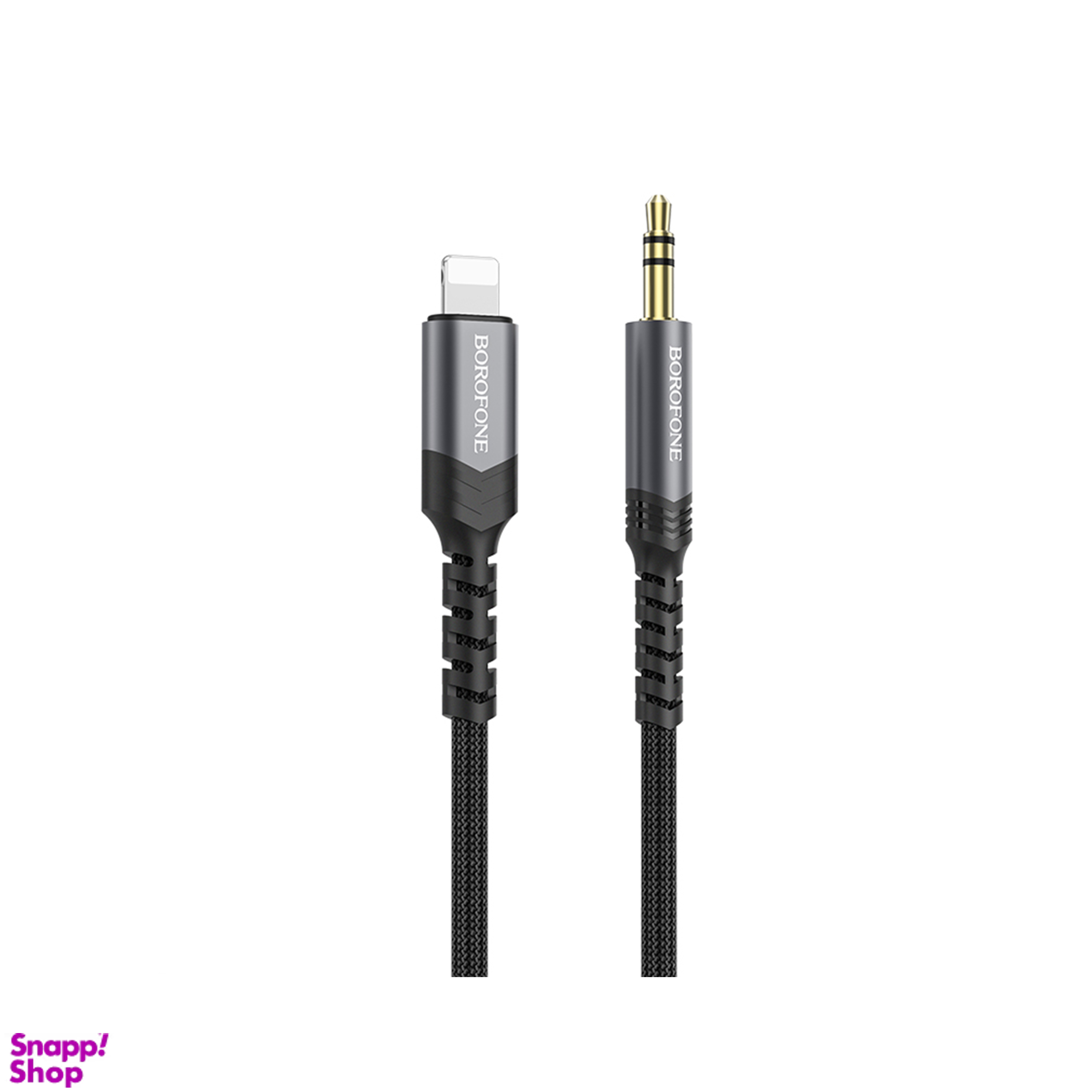 کابل تبدیل لایتنینگ به جک 3.5 میلی متری بروفون مدل BL15 طول 1 متر