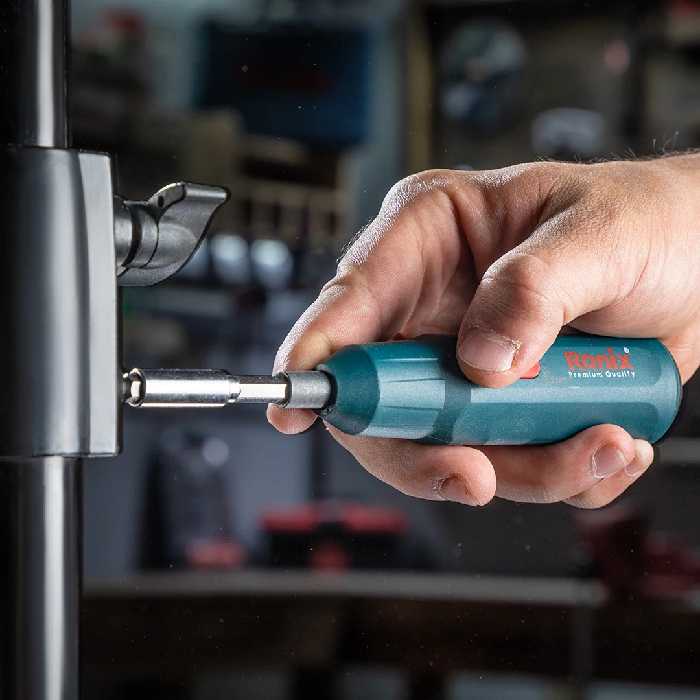 پیچ گوشتی شارژی الکترونیک رونیکس مدل 8590