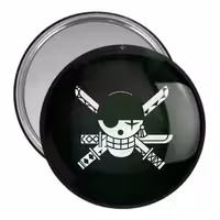 آینه جیبی خندالو مدل علامت زورو انیمه وان پیس کد 11425