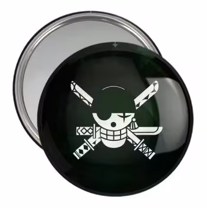 آینه جیبی خندالو مدل علامت زورو انیمه وان پیس کد 11425