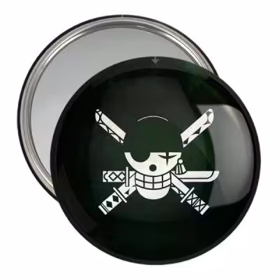 آینه جیبی خندالو مدل علامت زورو انیمه وان پیس کد 11425