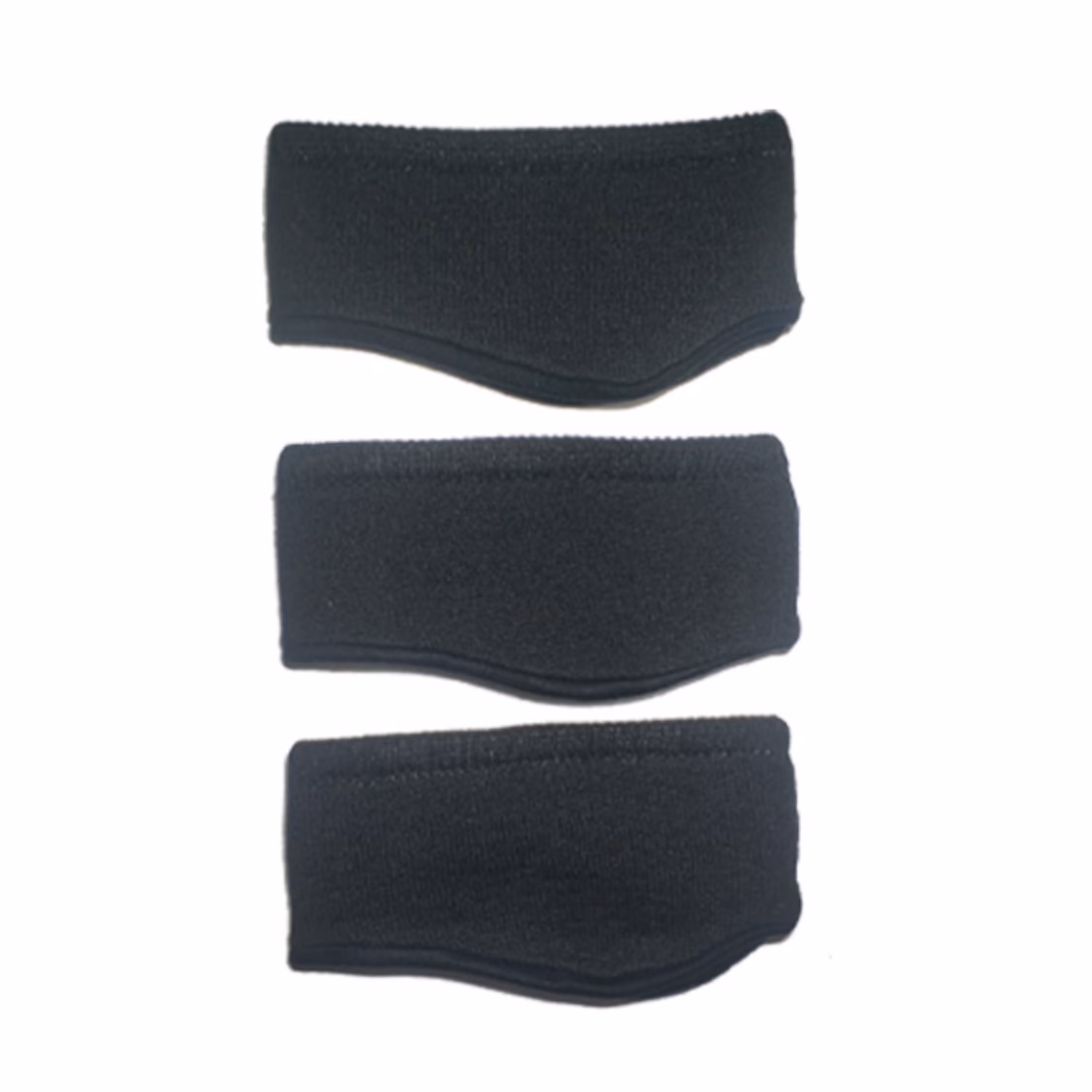 هدبند بافتنی مشکی بسته 3 عددی