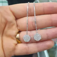 گوشواره بخیه ای نقره ،جدید و لوکس بسیار جذاب