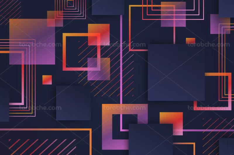 وکتور بک گراند مربع | گرافیک با طعم تربچه