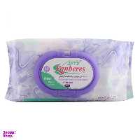 دستمال مرطوب پاک کننده آرایش پنبه ریز (Panberes) بسته 60 عددی