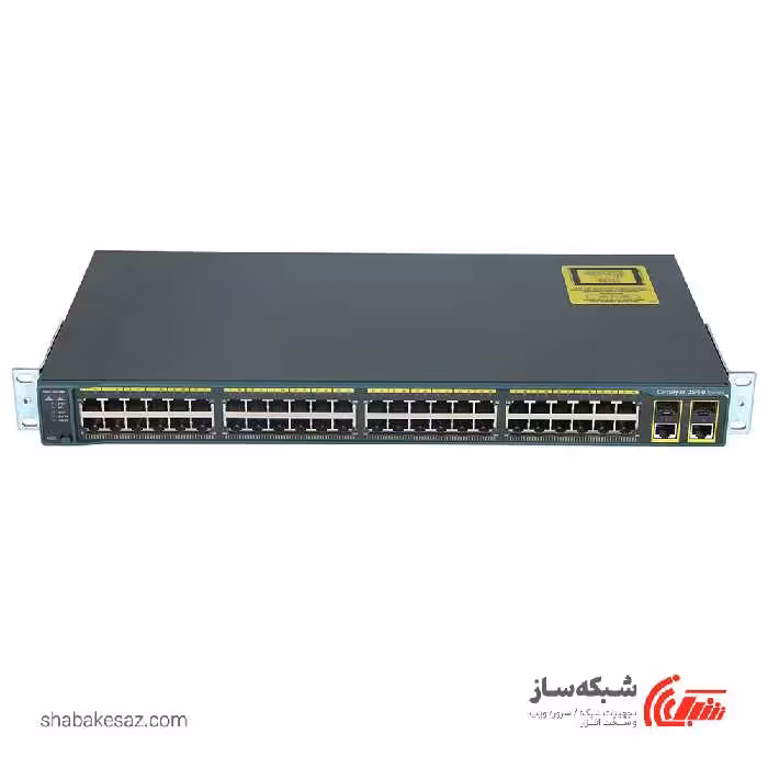 قیمت و خرید سوییچ سیسکو Cisco WS-C2960-48TC-L رکمونت 48 پورت 10/100Mbps با 2 پورت 10/100/1000Mbps و 2 پورت SFP - شبکه ساز