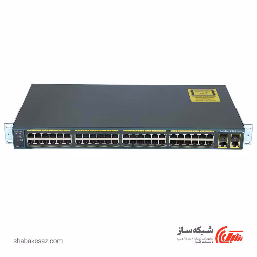 قیمت و خرید سوییچ سیسکو Cisco WS-C2960-48TC-L رکمونت 48 پورت 10/100Mbps با 2 پورت 10/100/1000Mbps و 2 پورت SFP - شبکه ساز