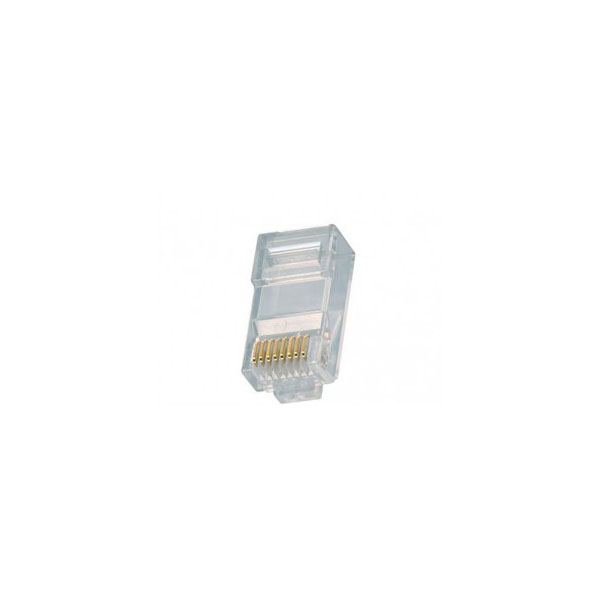 سوکت شبکه امپ Cat6 UTP بسته 100 عددی | شبکه ارغوان 021-41902