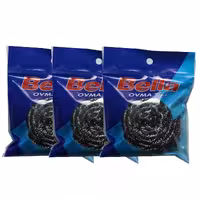 سیم ظرفشویی بلا مدل 35 گرمی  stainless steel بسته سه عددی 