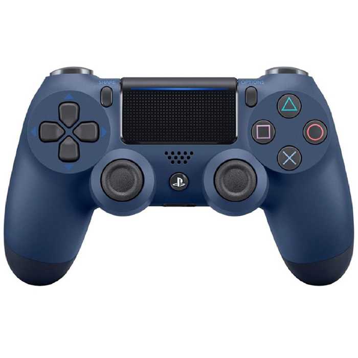 دسته بازی بی سیم سونی Dualshock 4 High Copy درجه یک طرح Navy blue 2 مناسب برای PS4