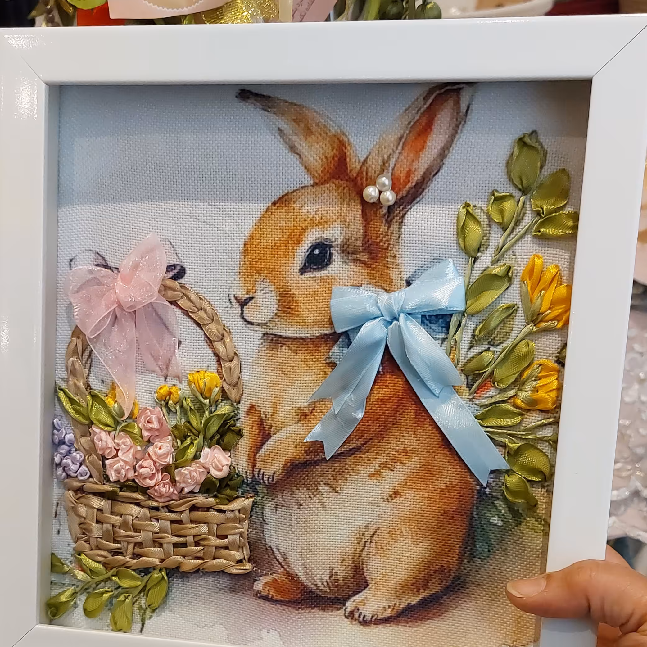 تابلو روباندوزی خرگوشی