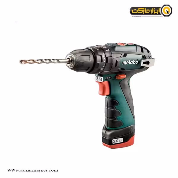 دریل پیچ گوشتی شارژی چکشی متابو لیتیوم 10.8 ولت مدل PowerMaxx SB