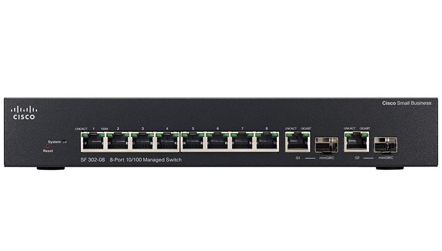 سوئیچ 8 پورت مدیریتی سیسکو مدل اس اف 302 - 08