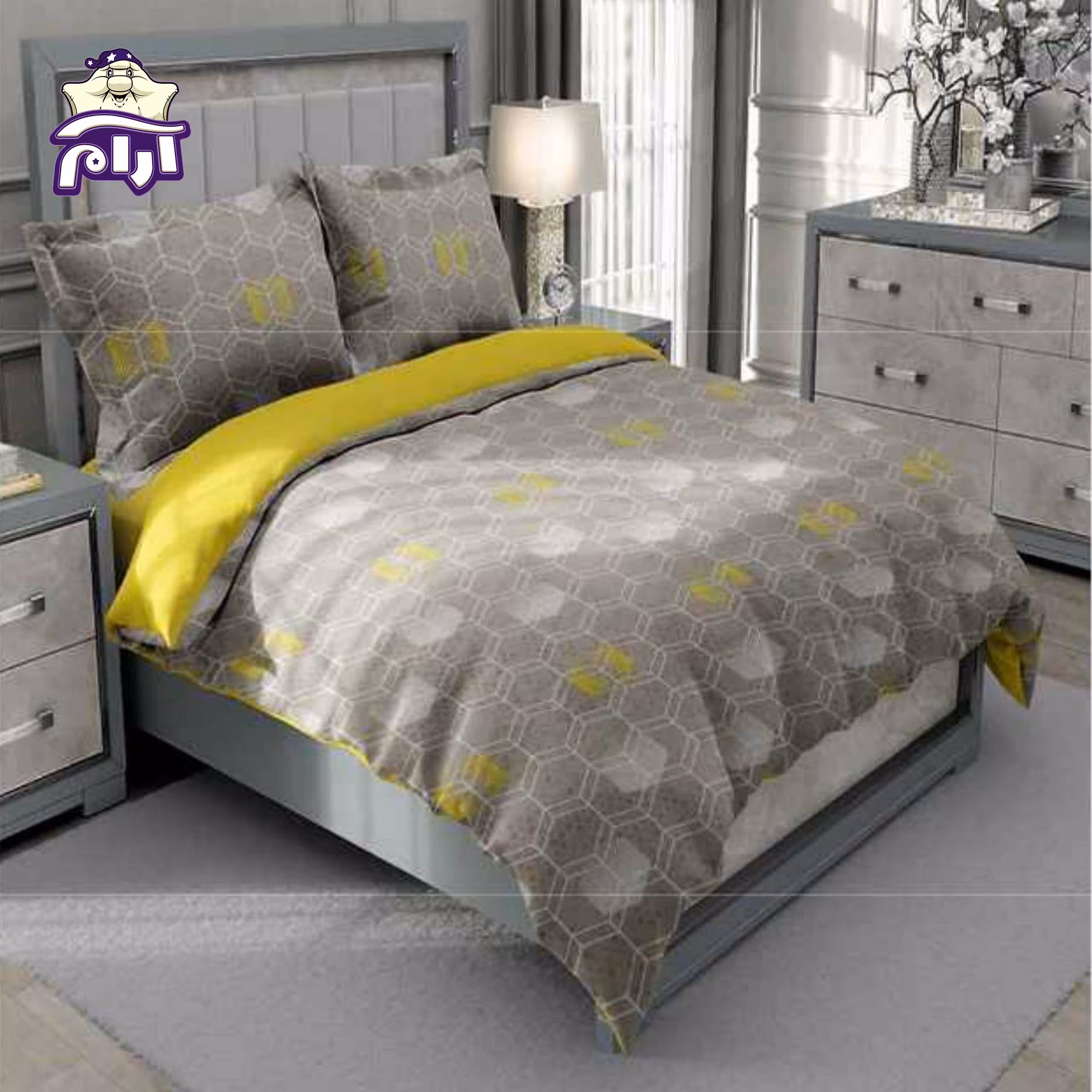 سرویس لحاف دونفره سارای 6 تکه کد 3094