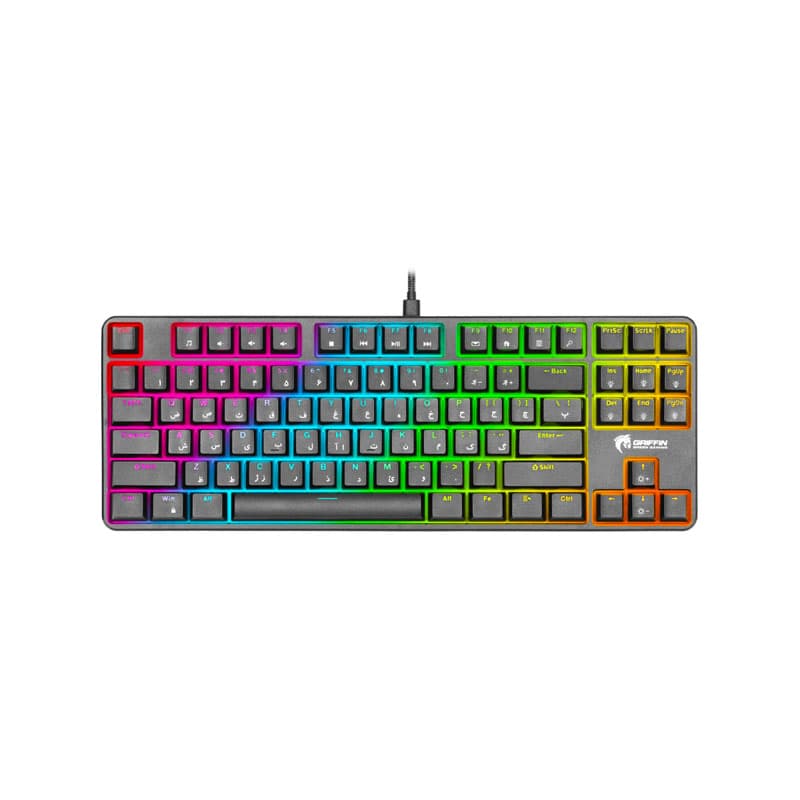کیبورد گرین GK-801 RGB - فروشگاه کارما آیتی