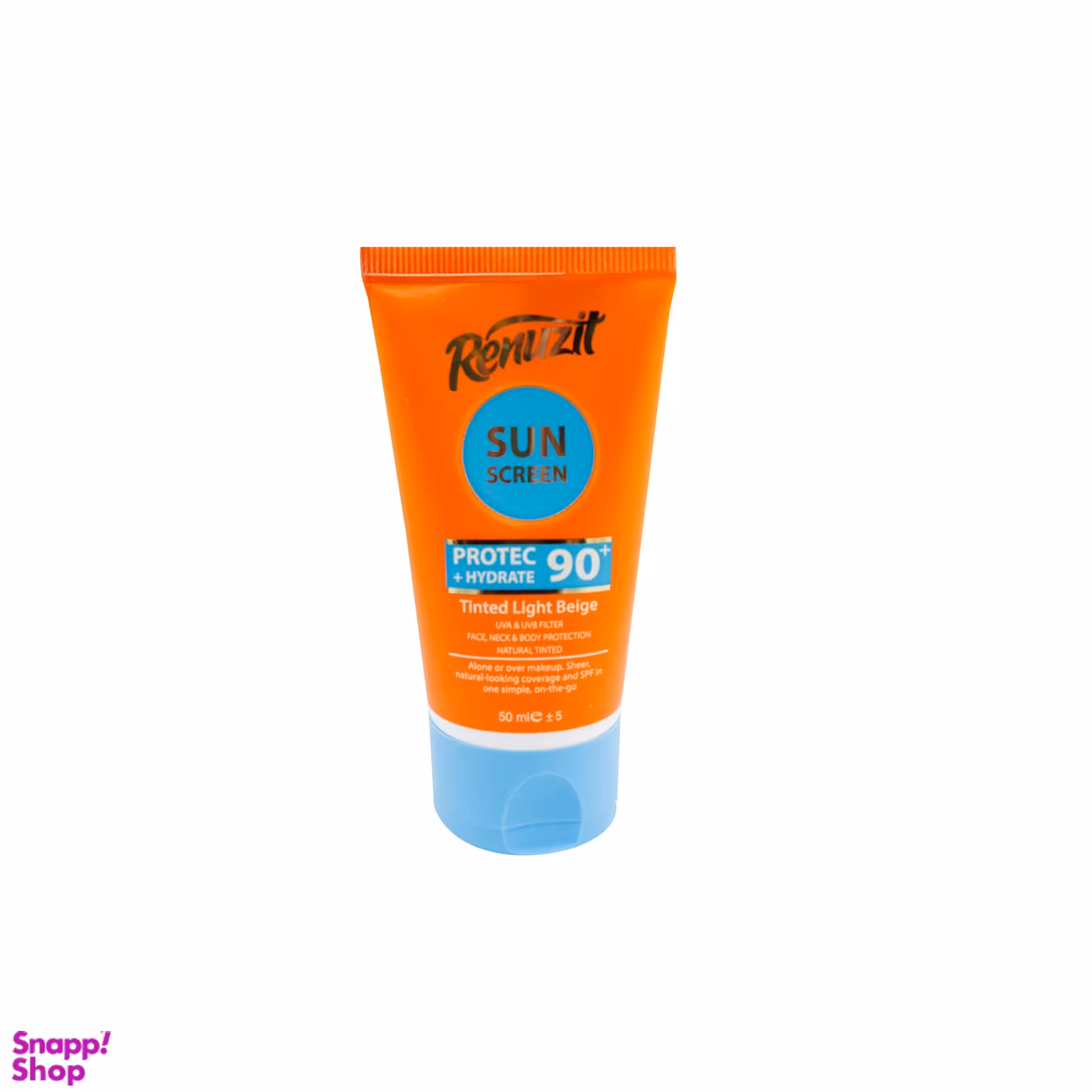 کرم ضد آفتاب رینوزیت (Renuzit) با SPF 90 رنگ بژ روشن حجم 50 میلی‌لیتر