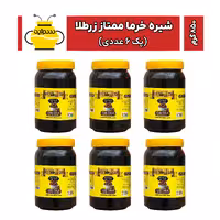 شیره خرما ممتاز 850 گرم زرطلا (پک 6 عددی)