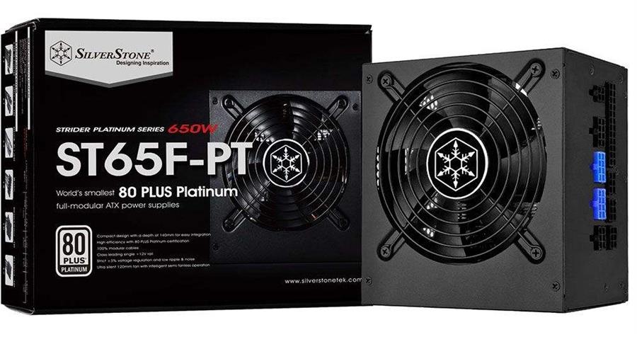 منبع تغذیه کامپیوتر سیلوراستون مدل Strider Platinum SST-ST65F-PT