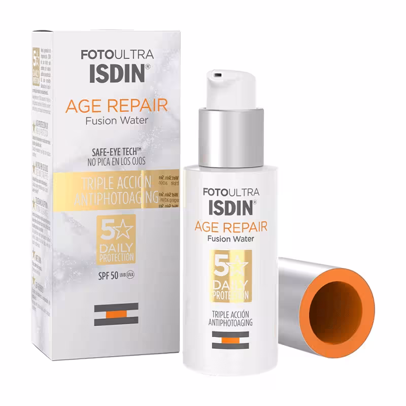 ضدآفتاب ایج ریپیر فیوژن واتر ایزدین ISDIN FotoUltra Age Repair fusion Water • خوش آرا