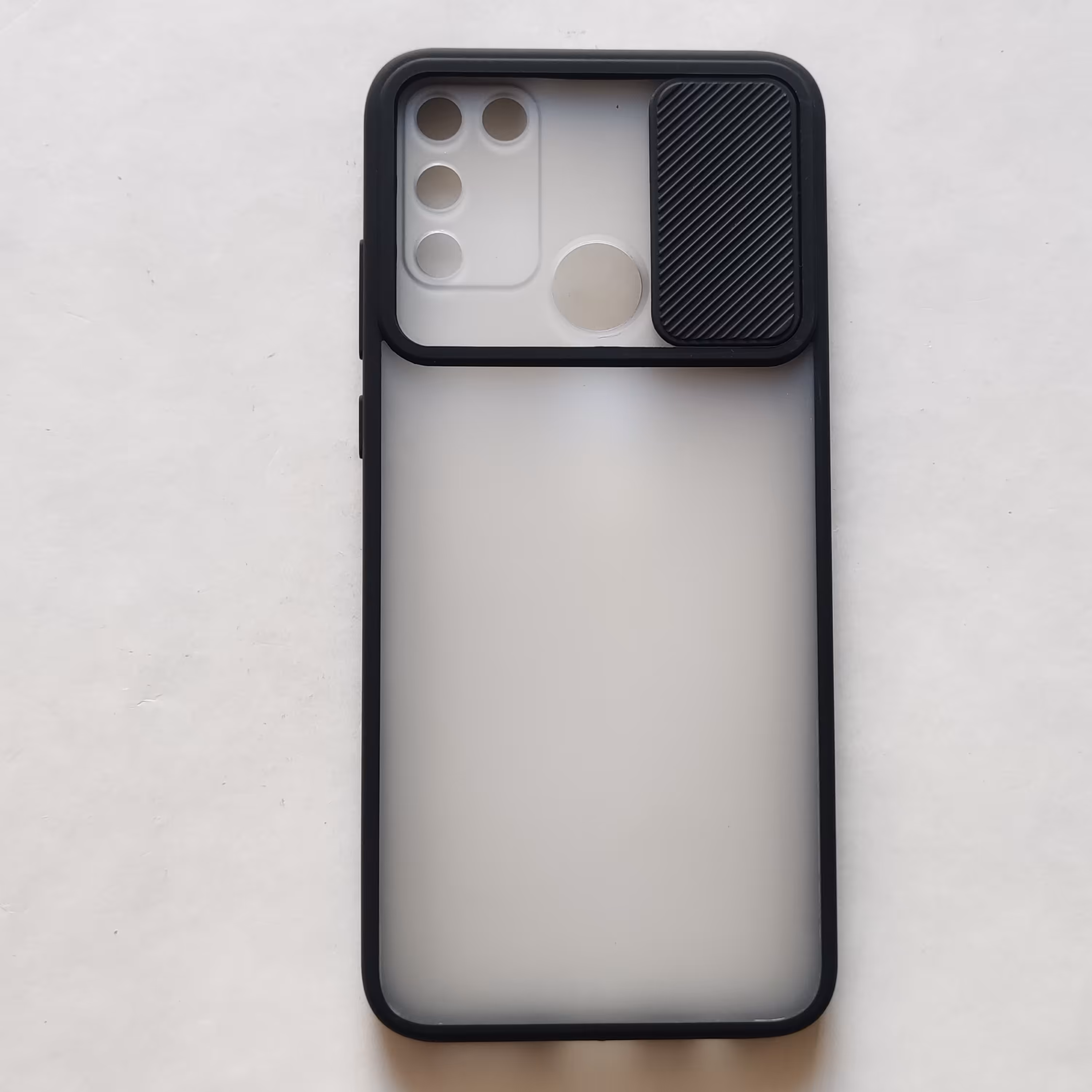 قاب محکم پشت مات کشویی مشکی گوشی Honor 9A